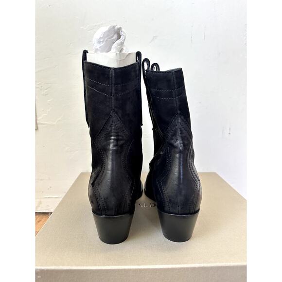 Donald Pliner Black Western Boho Boots Size 5.5 - Picture 3 of 8